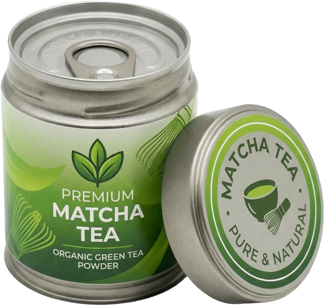 4 - Custom Packaging Tin - Matcha Tea 2 Copy 3
