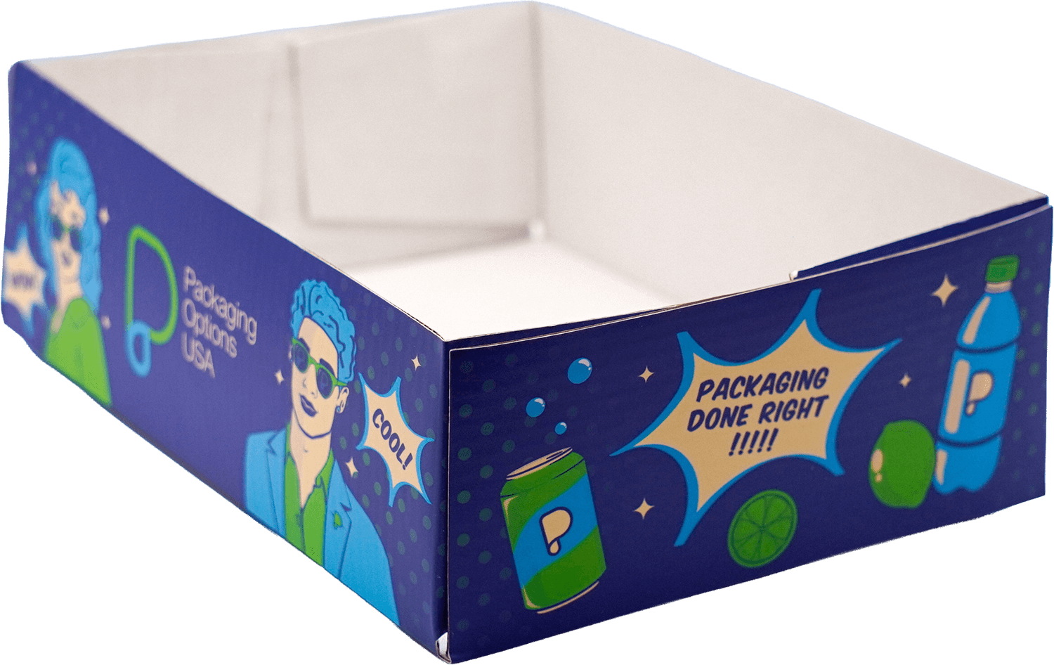 Beverages - Pou 12Ct Corrugated Tray For 12Oz Cans2