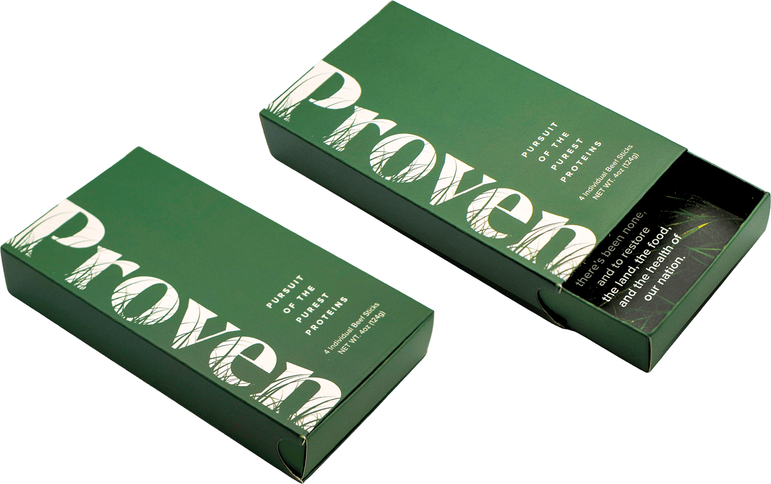 Food - Proven Green Beef Stick Box3