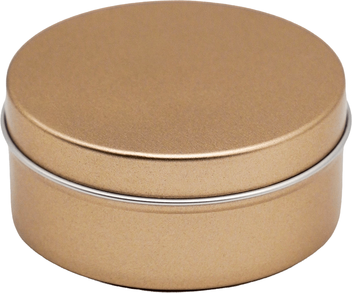 Health & Wellness - Tin - Bronze Circular Flat Tin2