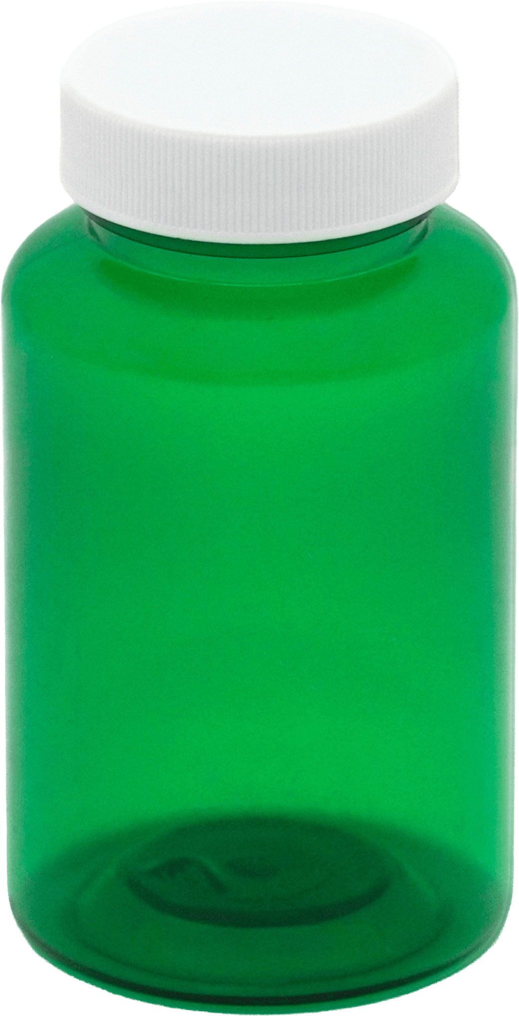 Health & Wellness - Your Packaging Team - Plastic Green Bottle With White Cap